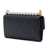 Secondhand Chanel Quilted Goatskin Chic Pearls Clutch with Chain