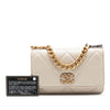 Secondhand Chanel Quilted Lambskin 19 Wallet on Chain
