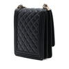 Secondhand Chanel Quilted Lambskin North South Boy Flap