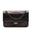 Secondhand Chanel Quilted Metallic Aged Calfskin Reissue 2.55 Double Flap 226