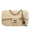 Secondhand Chanel Small Micro Quilted Metallic Lambskin Coin Flap