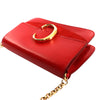 Secondhand Chloé Mini Calfskin and Suede C Chain Crossbody