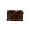 Secondhand Hermès Brown Crocodile Leather Handbag - '60s
