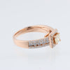 Secondhand Collection Privée 18k Pink GOLD RING with diamonds, Size 52 EU