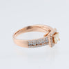 Collection Privée 18k Pink GOLD RING with diamonds, Size 52 EU Secondhand