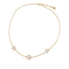 Secondhand Dior Gold Plated CD Mother of Pearl Destiny Necklace