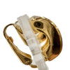 Secondhand Dior Gold Plated Strass Hoop Clip On Earrings