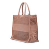 Secondhand Dior Large Embroidered Mesh Book Tote