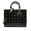 Secondhand Dior Large Patent Cannage Lady Dior