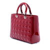 Secondhand Dior Large Patent Cannage Lady Dior