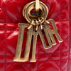 Secondhand Dior Medium Crinkled Patent Cannage Supple Lady Dior