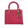 Secondhand Dior Medium Lambskin Cannage Lady Dior
