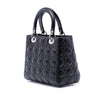 Secondhand Dior Medium Lambskin Cannage Lady Dior