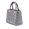 Secondhand Dior Medium Metallic Lambskin Cannage Lady Dior