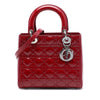 Secondhand Dior Medium Patent Cannage Lady Dior