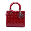 Secondhand Dior Medium Patent Cannage Lady Dior