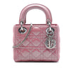 Secondhand Dior Mini Iridescent Lambskin Cannage Lady Dior