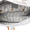 Secondhand Dior Oblique Embroidered Canvas Saddle Bag