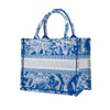 Secondhand Dior Small Canvas Embroidered Toile De Jouy Sauvage Book Tote