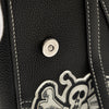 Secondhand Dior Stussy Bee Applique Calfskin Saddle Crossbody