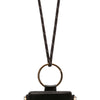 Secondhand Dolce & Gabbana Calfskin Logo Plaque Strapped Wallet