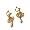 Secondhand Vivienne Westwood Pearl Drop Clip-on Earrings - '10s