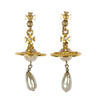 Secondhand Vivienne Westwood Pearl Drop Clip-on Earrings - '10s