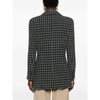 Chanel Blue and Beige Checked Wool Jacket - 2000s Second hand