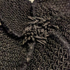 Chanel Black Knitted Camélia Brooch - '90s Second hand