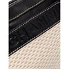 Secondhand Chanel Bicolor Fabric and Leather Shoulder Bag - 2000s