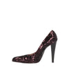 Miu Miu Burgundy Sequined Pumps - 2010s Second hand