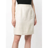 Secondhand Yves Saint Laurent Beige Bouclè Skirt - '80s