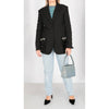 Gianfranco Ferré Black Wool and Fur Blazer - '90s Second hand