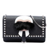 Secondhand Fendi Studded Leather Karlito Wallet on Chain