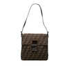 Secondhand Fendi Zucca Canvas Shoulder Bag