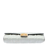 Secondhand Fendi Zucca Embossed Nappa Baguette Continental Wallet With Chain