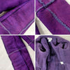 Chanel Jacket Made
In Violet Suede And
Wool Secondhand