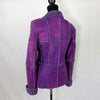 Chanel Jacket Made
In Violet Suede And
Wool Secondhand
