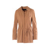 Secondhand Gucci by Tom Ford Camel Two-Piece Pant & Wrap Blouse Ensemble - '90s