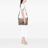 Secondhand Gucci GG Canvas Web Flap Messenger Bag