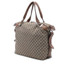 Secondhand Gucci Large GG Canvas Bamboo Bar Tote