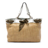 Secondhand Gucci Large Straw Positano Scarf Tote