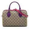 Secondhand Gucci Limited Edition Small Multicolor GG Supreme Boston Bag