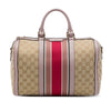 Secondhand Gucci Medium GG Canvas Web Joy Boston Bag