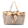 Secondhand Gucci Medium Guccissima Trimmed Canvas Positano Tote
