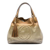 Secondhand Gucci Medium Ombre Pebbled Calfskin Soho Cellarius Tote