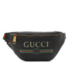 Secondhand Gucci Small Grained Calfskin Web Logo Belt Bag