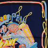 Secondhand Hermès Gavroche Chevaloscope Neon Pointille Silk Scarf 45