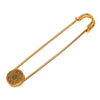 Secondhand Hermès Gold Plated Clou de Selle Safety Pin Brooch