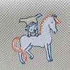 Secondhand Hermès Large Toile Bride A Brac Cabriole Case